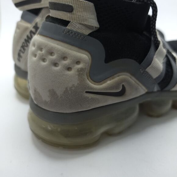 NIKE AIR VAPORMAX FLYKNIT UTILITY BLACK-COOL GREY-WHITE SIZE 9 AH6834-003 main image 5
